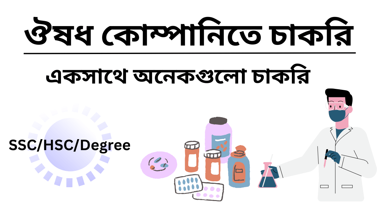ঔষধ কোম্পানিতে চাকরি ২০২৫ – নতুন ফার্মাসিউটিক্যাল জব সার্কুলার
