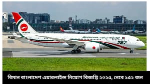 বিমান বাংলাদেশ এয়ারলাইন্সে ১৫২টি পদে নিয়োগ, আবেদন শুরু ৪ ফেব্রুয়ারি