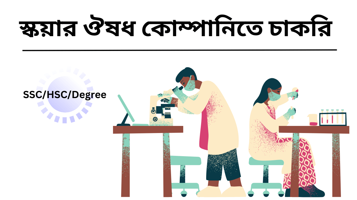 স্কয়ার ঔষধ কোম্পানিতে চাকরি 